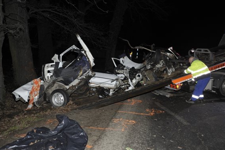 Meghalt egy fának csapódó autó sofőrje Monorierdőn