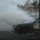 Kigyulladt egy személygépkocsi Celldömölkön