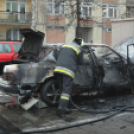 Kigyulladt egy személygépkocsi Celldömölkön