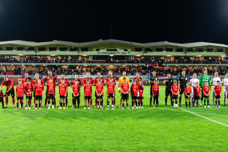 A Román Labdarúgó Szövetség elmarasztalta a Csíkszeredát a székely jelképek használata miatt